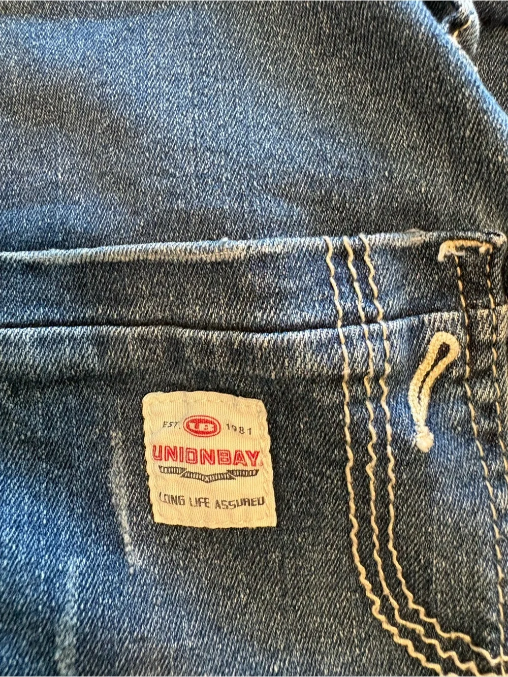 UNIONBAY blue denim